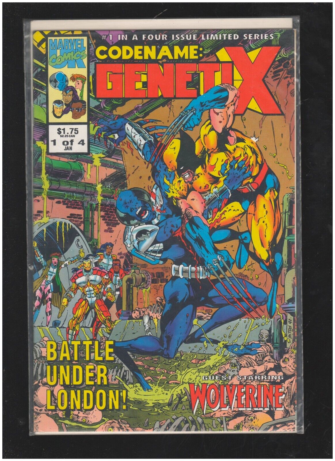 Codename Genetix #1 Marvel UK Comics 1993 \'1st Appearance of Genetix Team\' MCU