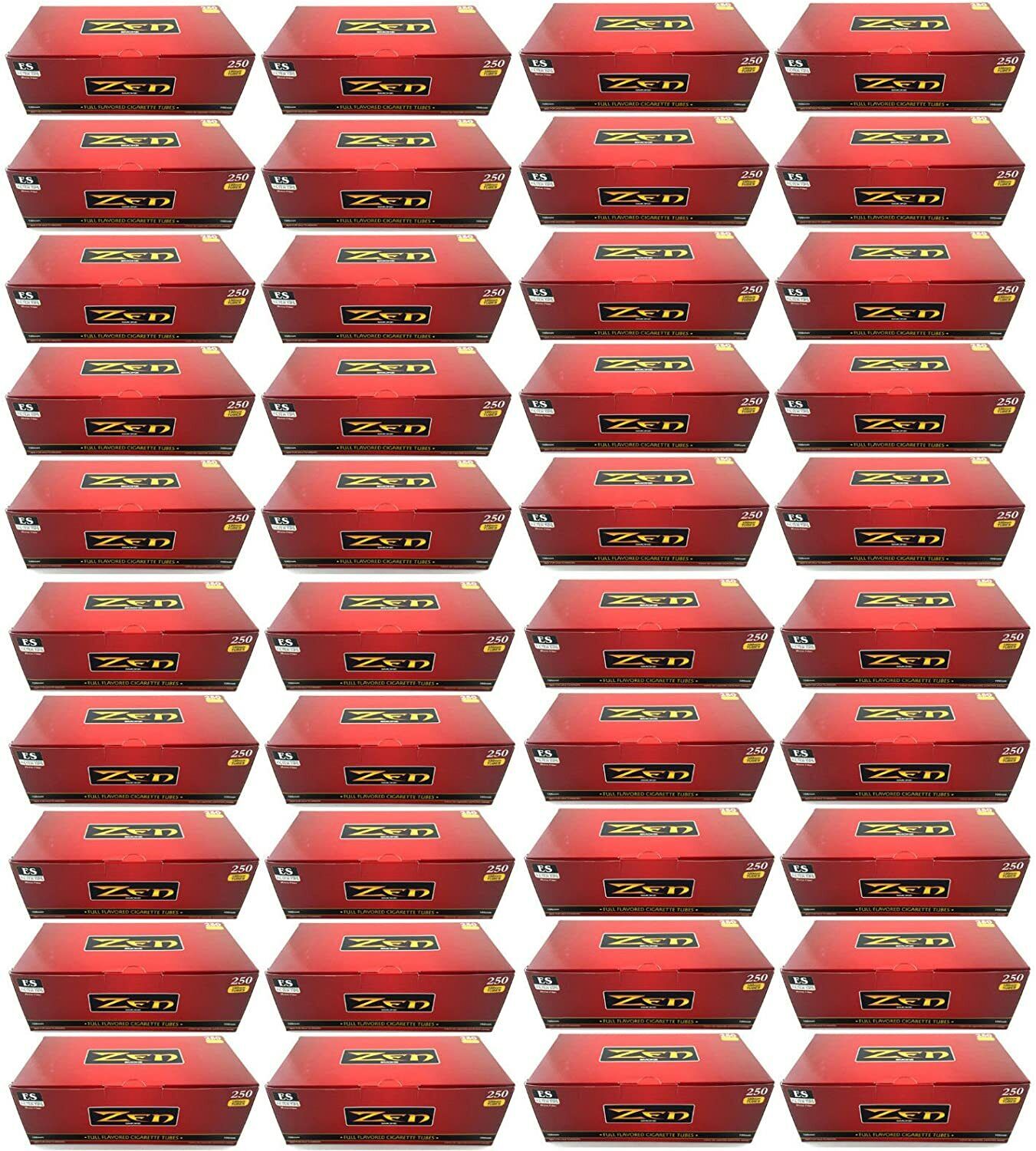 Zen Red/Full Flavor 100mm Tubes 250ct box [40-Boxes]