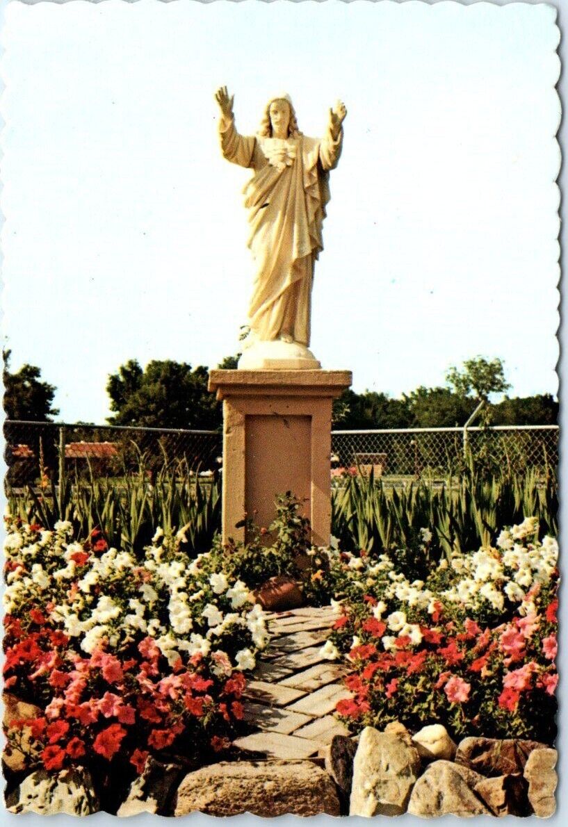 Statue of the Sacred Heart, St. Ignatius Mission - St. Ignatius, Montana