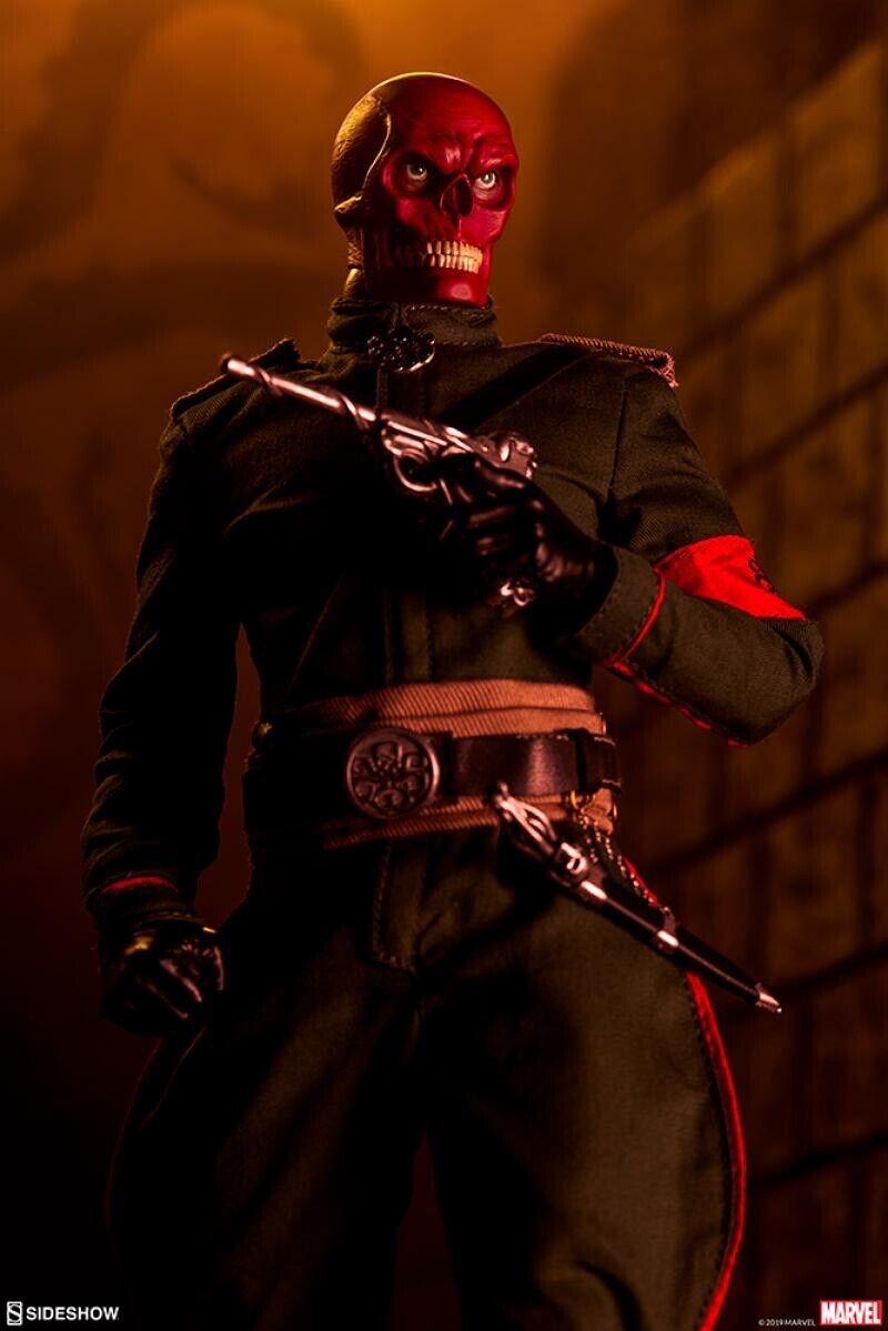 RED SKULL~SIXTH SCALE FIGURE~SIDESHOW~MIBS