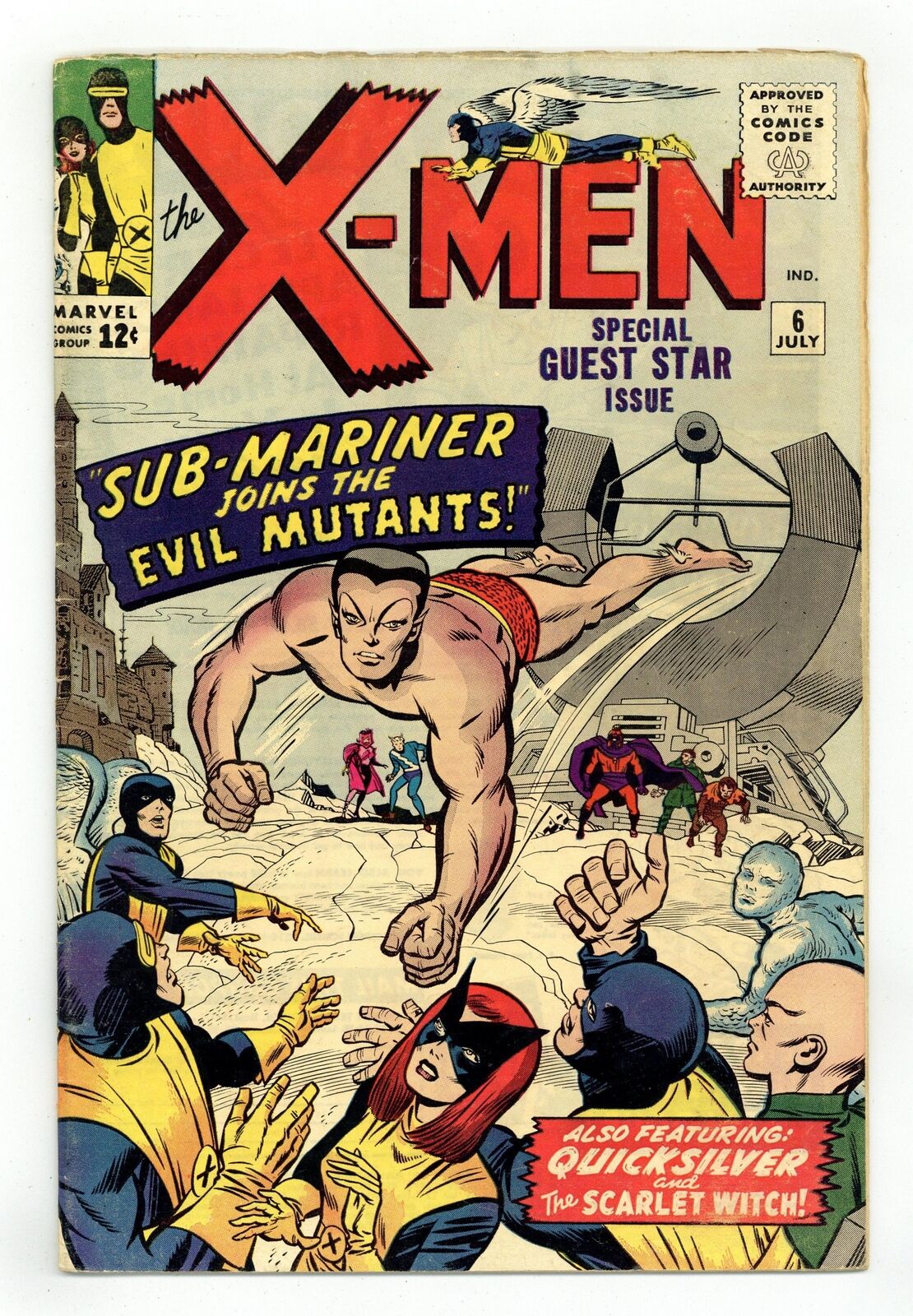 Uncanny X-Men #6 PR 0.5 1964