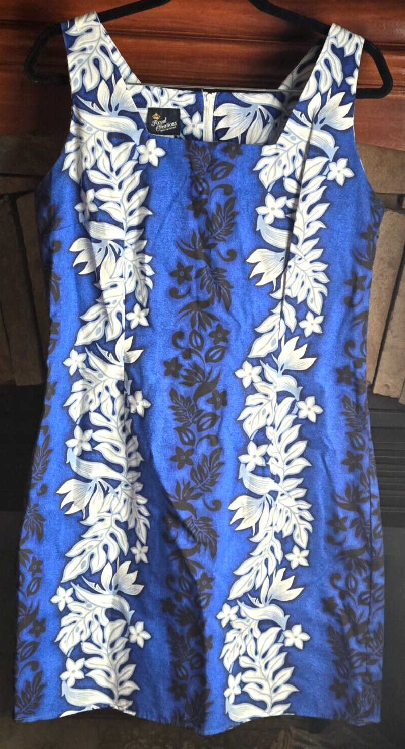 Vintage Royal Creations Women\'s Hawaiian Dress Made in Hawaii Size Large READ