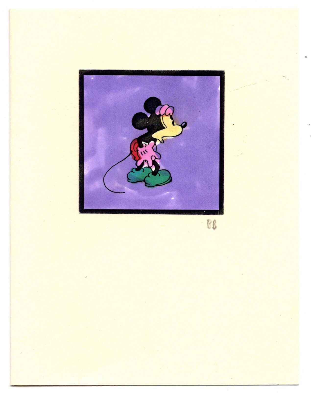 Walt Disney Gallery Exclusive Mickey Mouse Original Art Signed Brent Baker