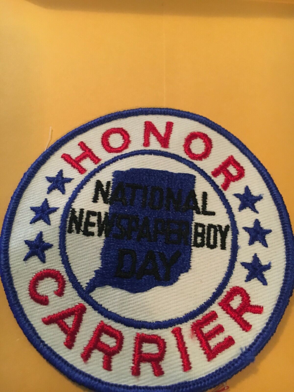 Rare Vintage National Newspaper Boy Honor Carrier Patch Indiana