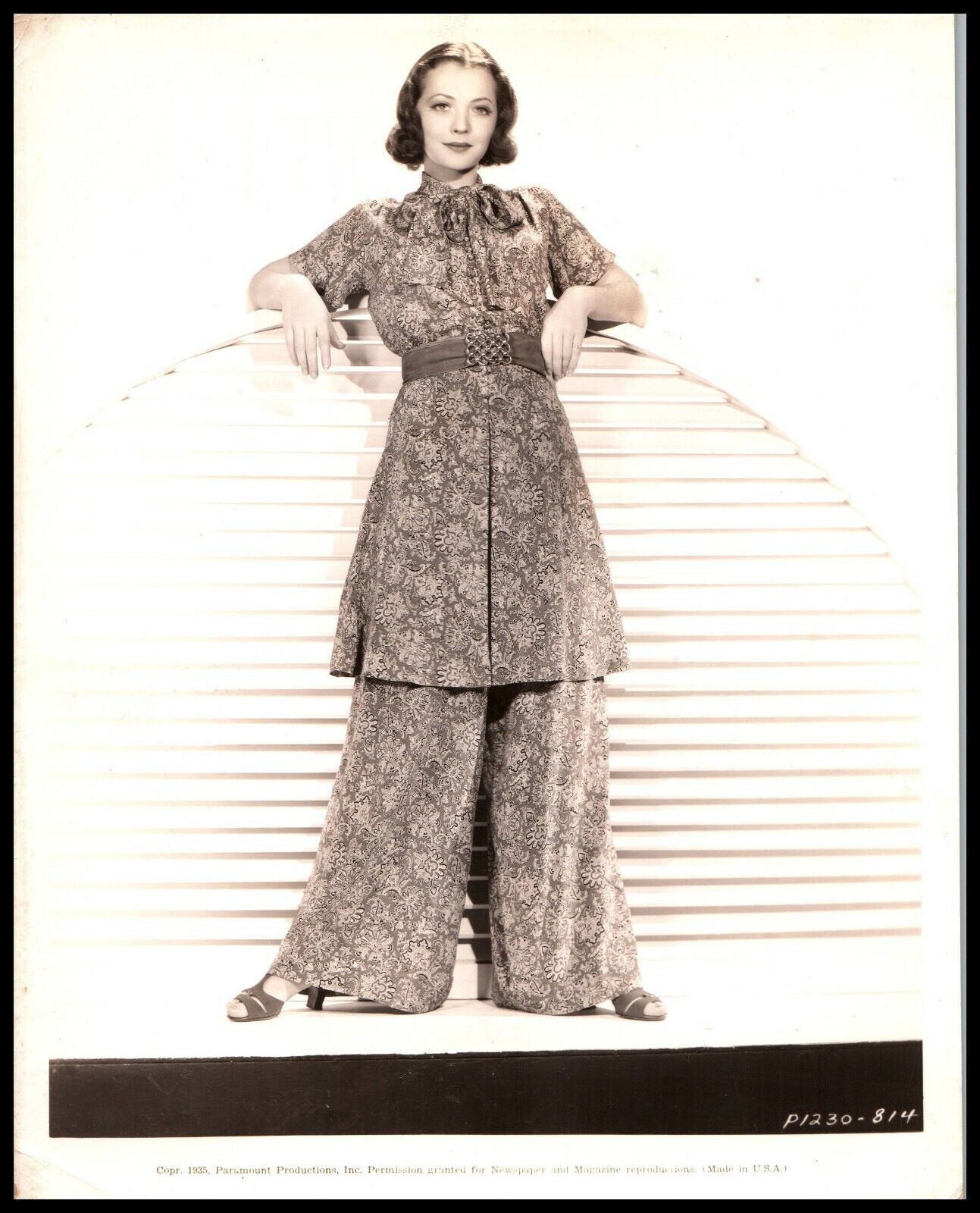 Brilliant Beauty SYLVIA SIDNEY Orig PRE-CODE 1935 Hollywood Glamour PHOTO 513