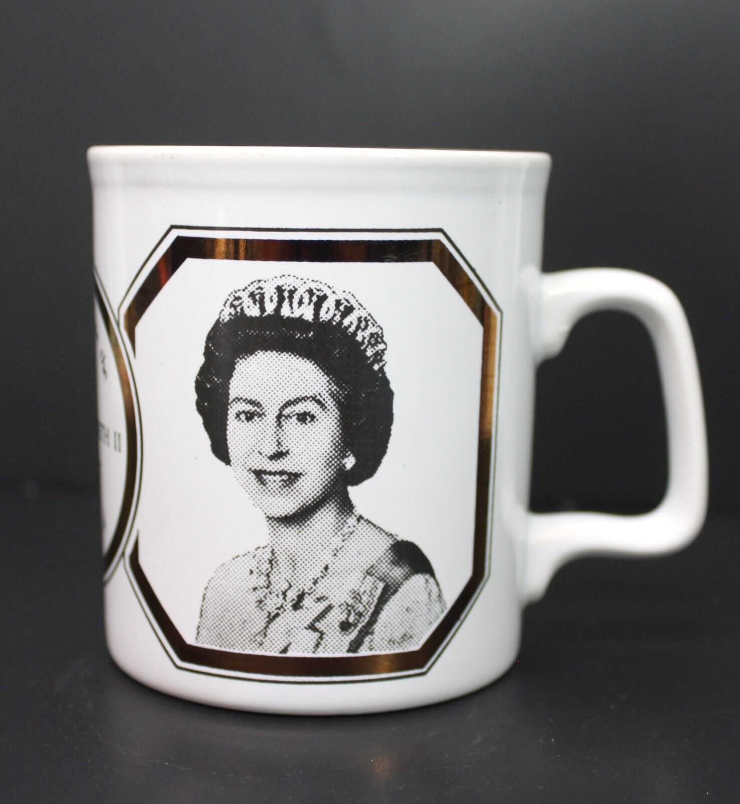 Queen Elizabeth II Prince Philip Silver Jubilee 1977 Mug
