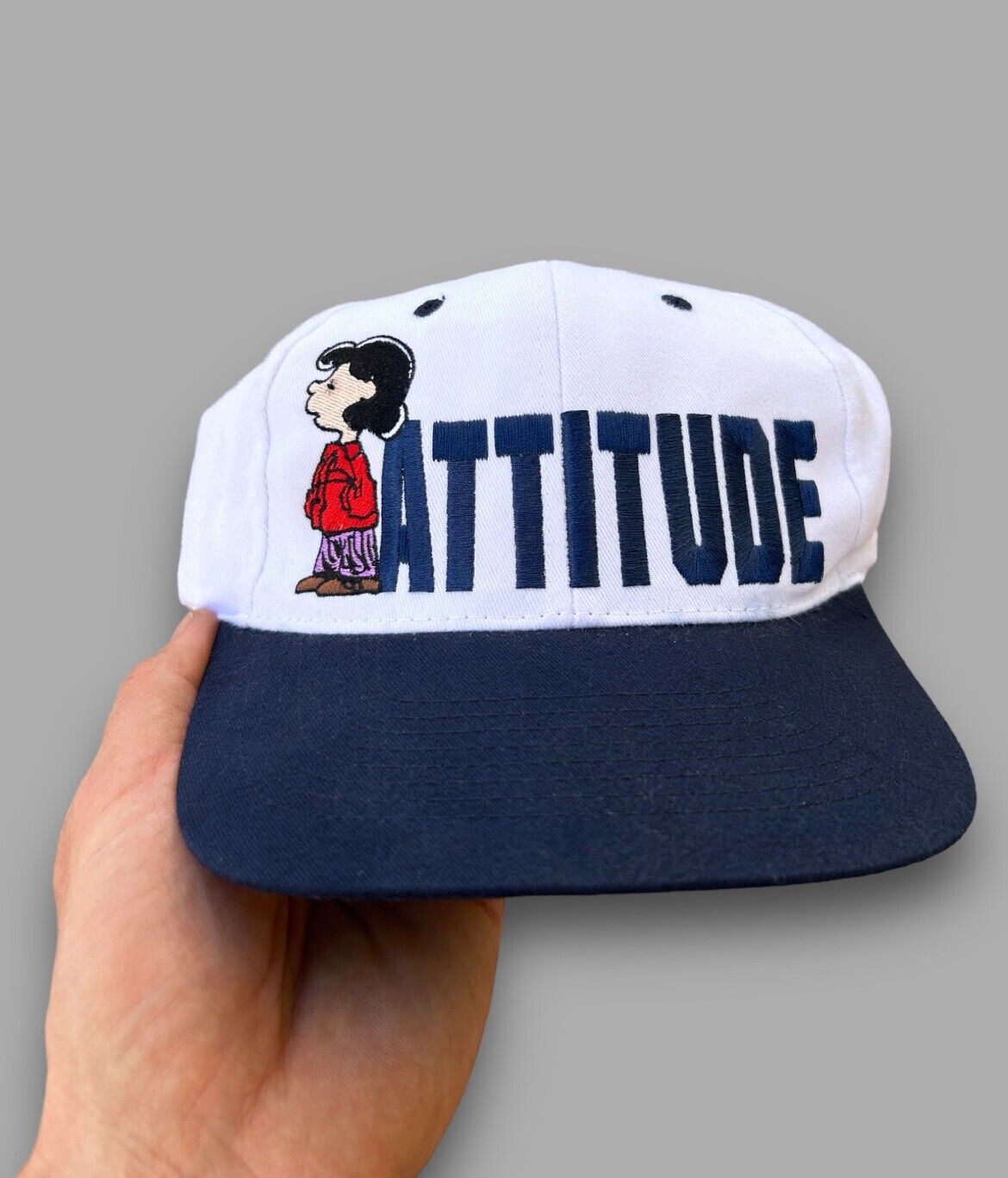Vintage Peanuts “Attitude” Hat Head Start Sportswear