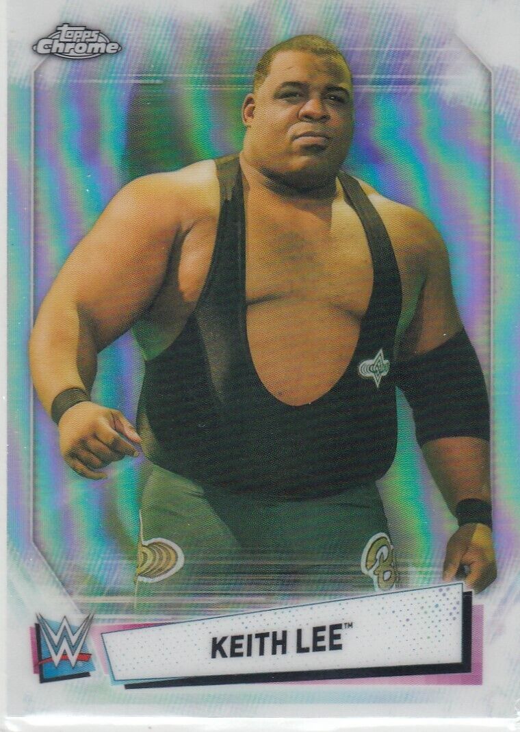 2021 KEITH LEE TOPPS CHROME WWE IMAGE VARIATION SILVER - IV-7