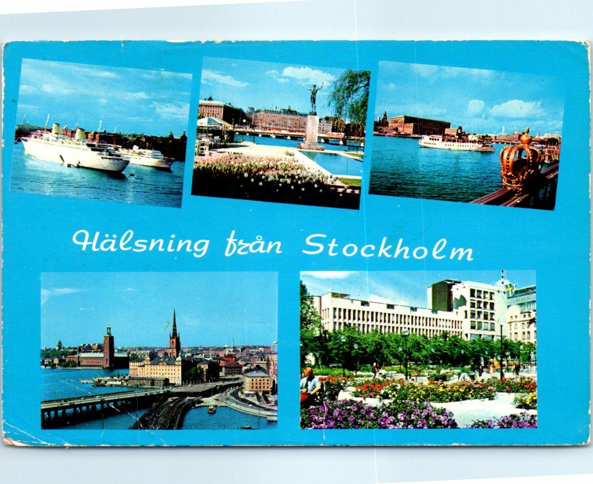 Postcard - Greetings from Stockholm, Sweden