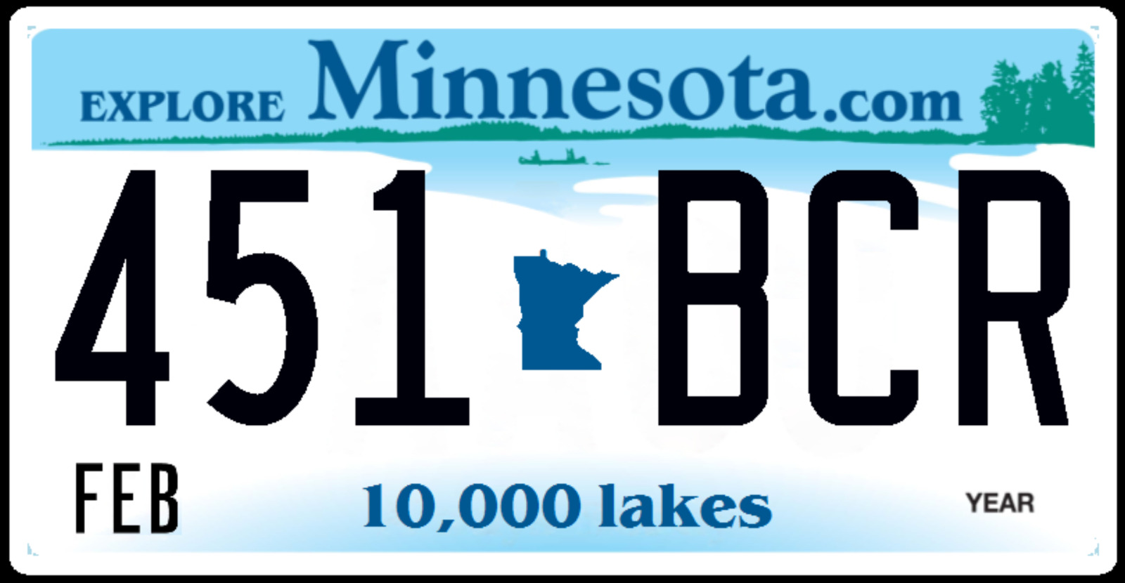 Custom Minnesota REFLECTIVE License Plate Tag Reproduction, Many Styles Offered