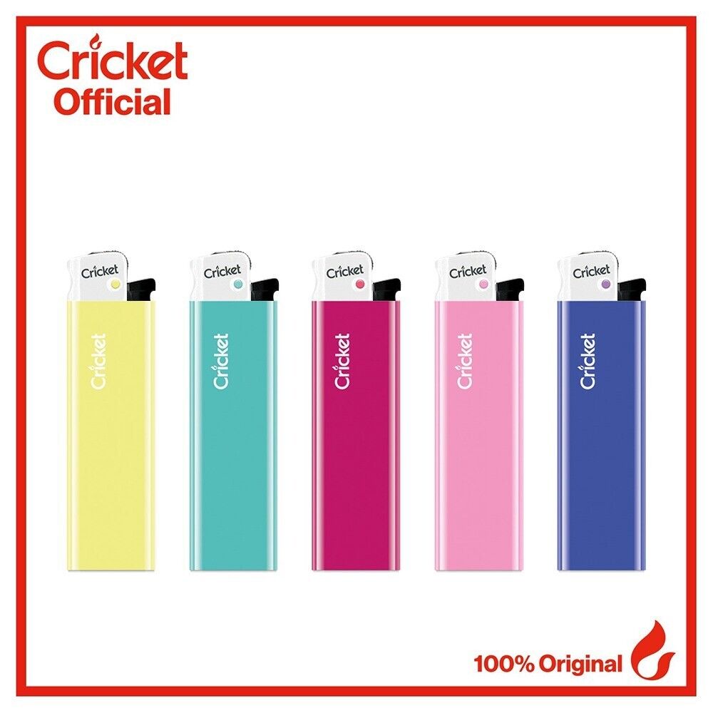 Cricket Lighters Original Pastel Series Pack of 5