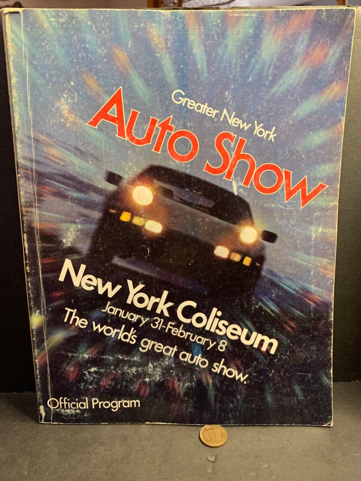 Vintage 1981 Official Program, Greater New York Auto Show