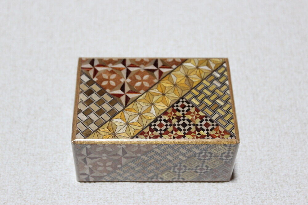 Japanese puzzle box, Yosegi secret puzzle 12 cm(4.7 inch) 12 steps