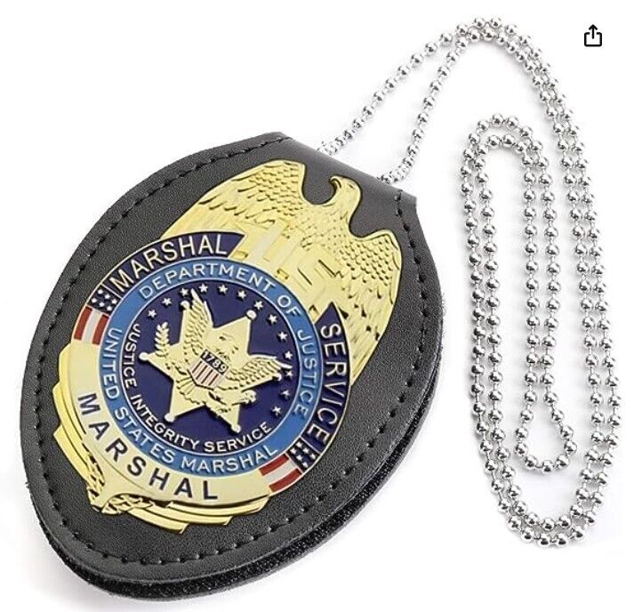 Badge Holder with Belt clip and Chain