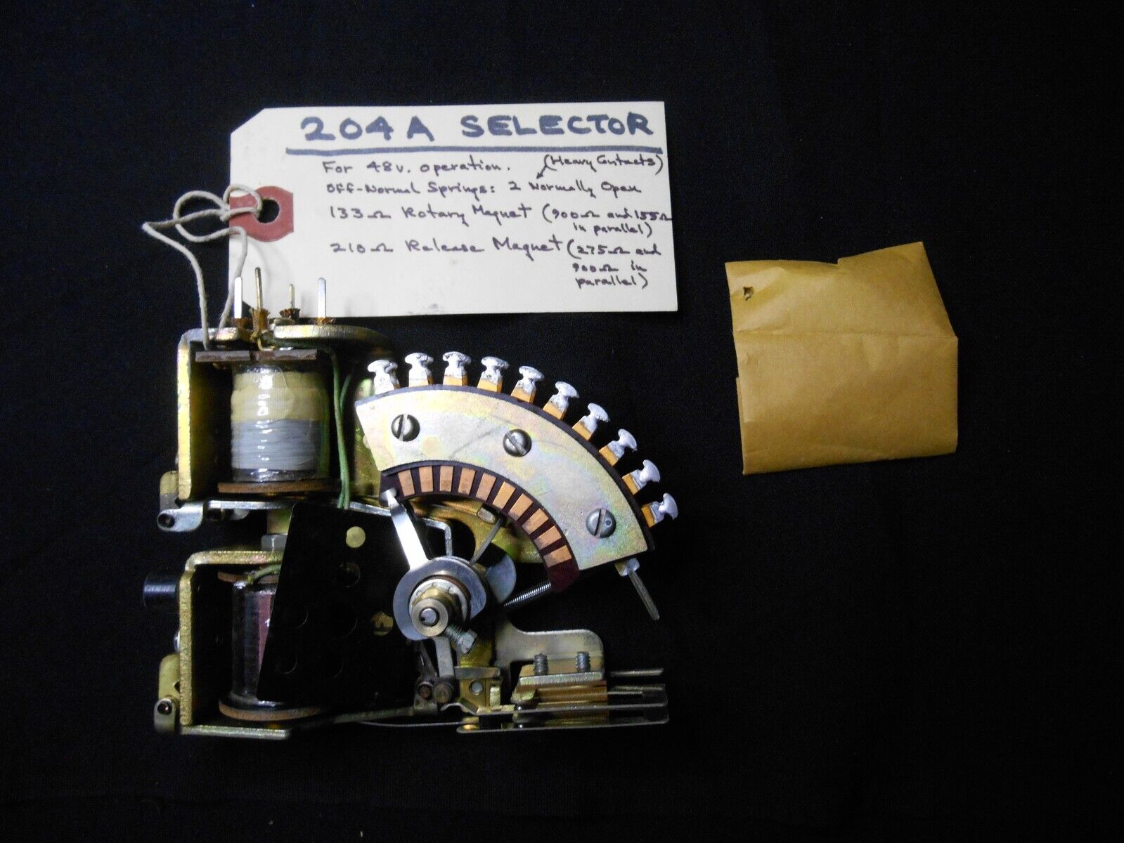 Western Electric Telephone 204 A  Selector Bank Step By Step    Take A Look