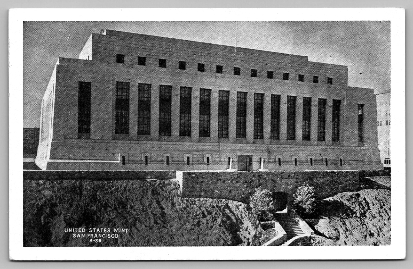 Postcard c1939 United States Mint San Francisco California RPPC