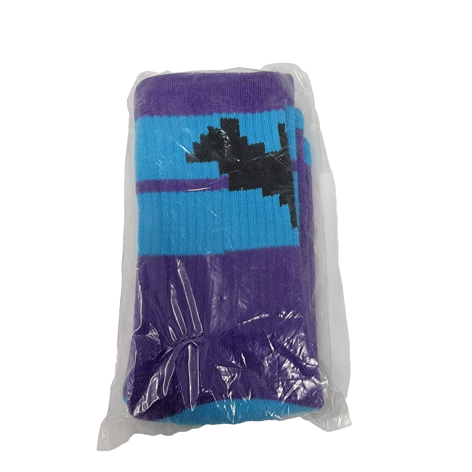 Funko DC 8-Bit Batman Socks Purple Blue Gamestop Exclusive