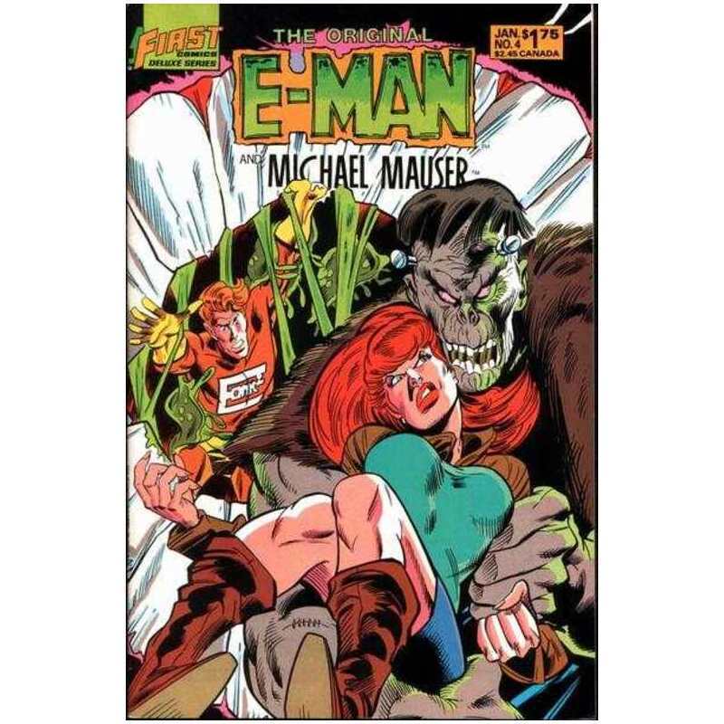 Original E-Man and Michael Mauser #4 in Near Mint condition. First comics [a'