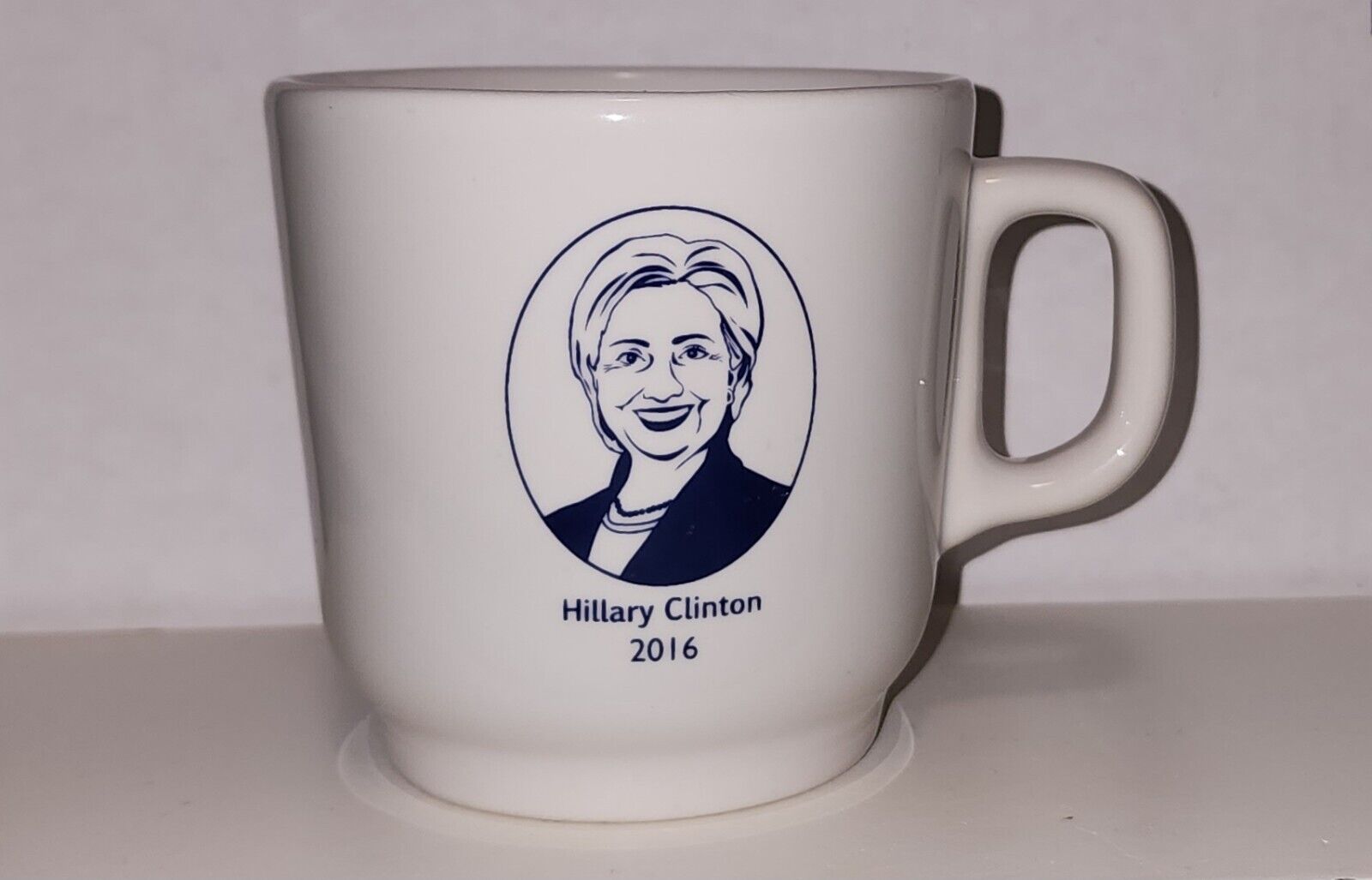 Hillary Clinton Candidate Politician White 2016 Coffee Mug Cup FISHS EDDY