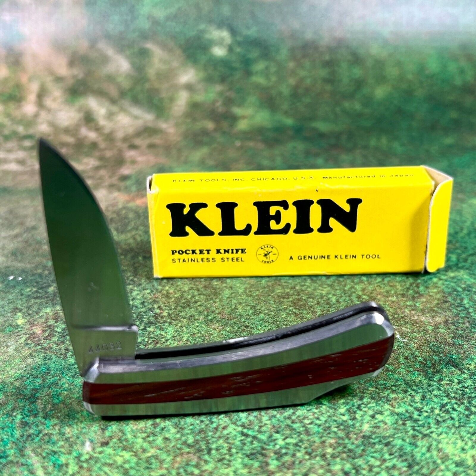 Vintage Klein Tools 44032 Japan Mini Lockback Pocket Knife, NOS