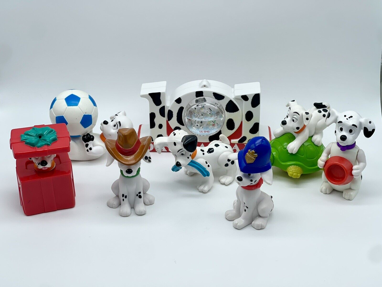 Vintage Disney 101 Dalmatians Toys Lot of 8