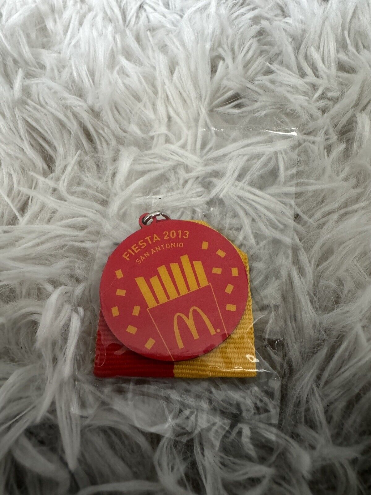 McDonald's 2013 San Antonio Fiesta Medal logo RARE VINTAGE