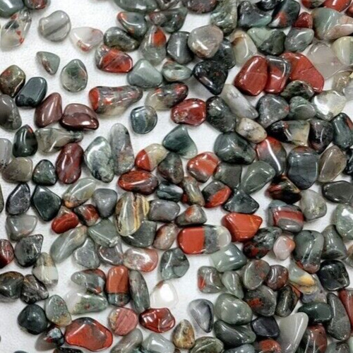 1/4 lb Tumbled Bloodstone Heliotrope Seftonite Crystal Gemstones
