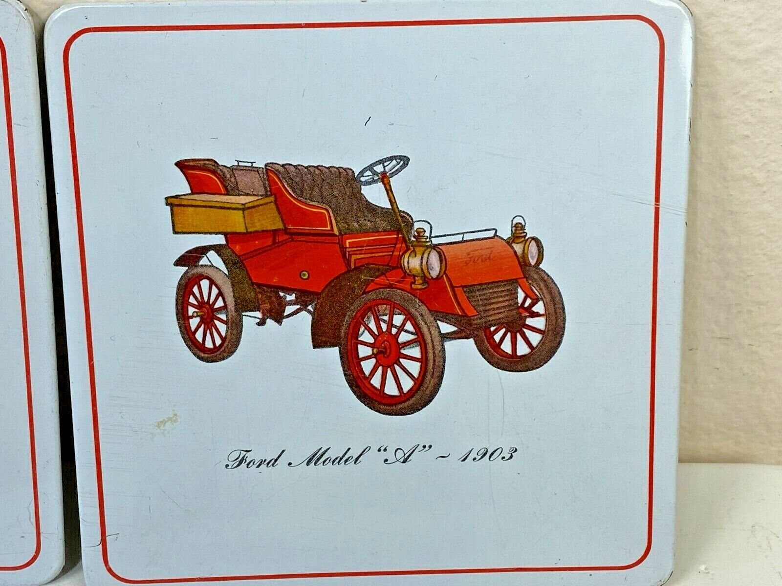 1903 Metal Hot Pads Classic Antique Car Wall Plaque: Ford A Maxwell 1911 PRO-TEX