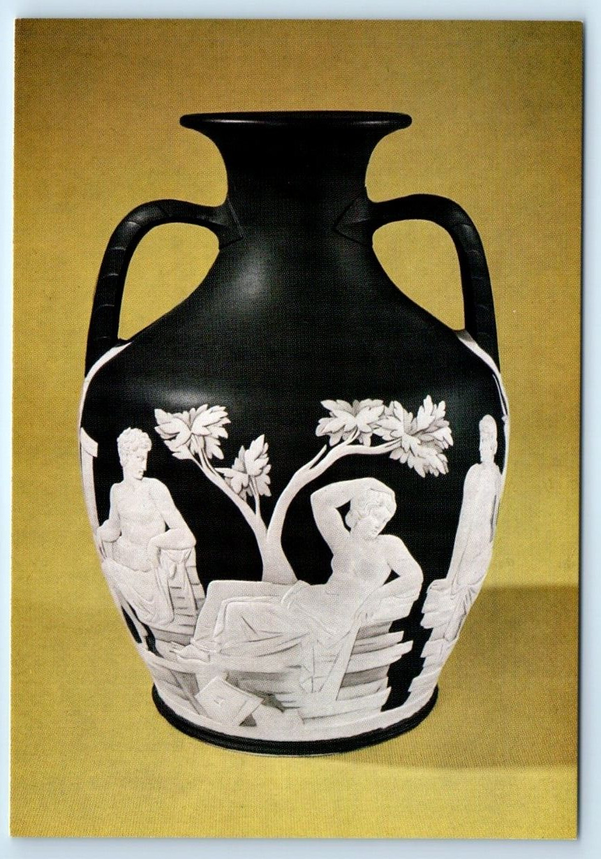 The Portland Vase BARLASTON Staffordshire UK 4x6 Postcard