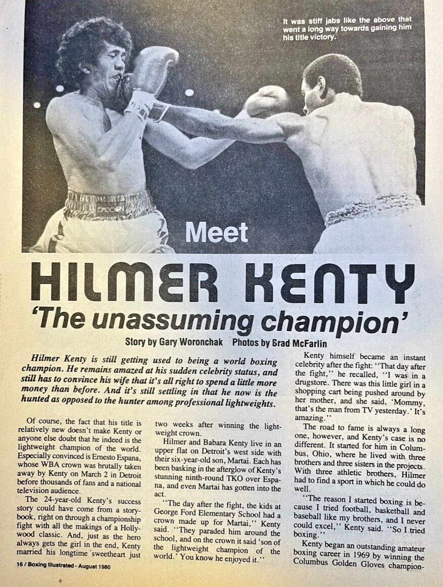 1980 Boxer Hilmer Kenty
