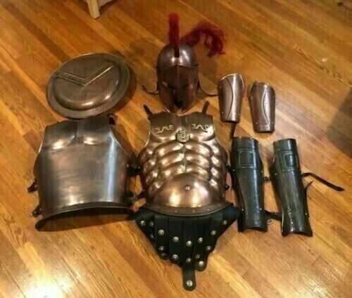 Medieval Wearable Suit Of Greek Spartan Body Cosplay Costume LARP Armor