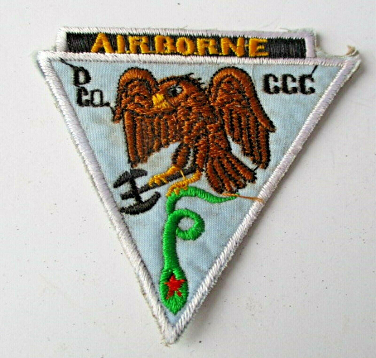 AIRBORNE US 5th SPECIAL FORCES CCN VINTAGE VIETNAM WAR PATCH