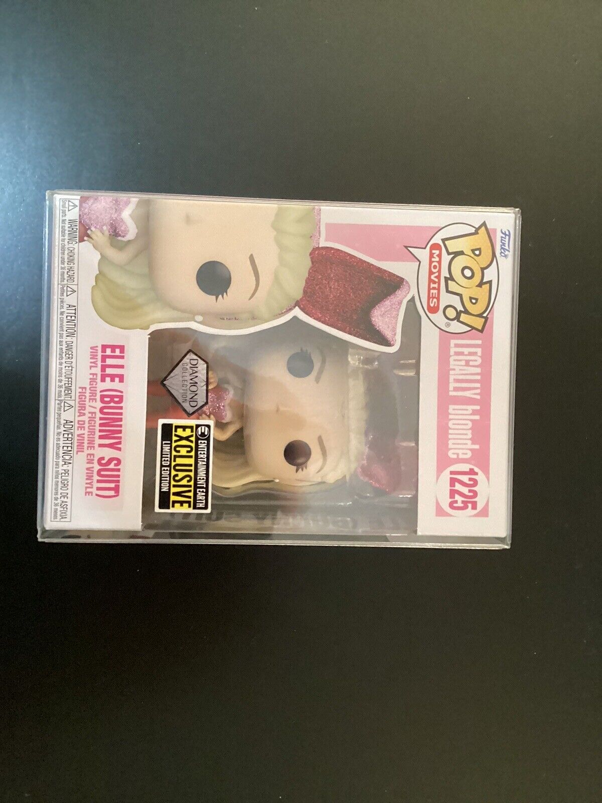 Elle Bunny Suit Funko Pop #1225 Diamond Collection Legally Blonde EE Exclusive