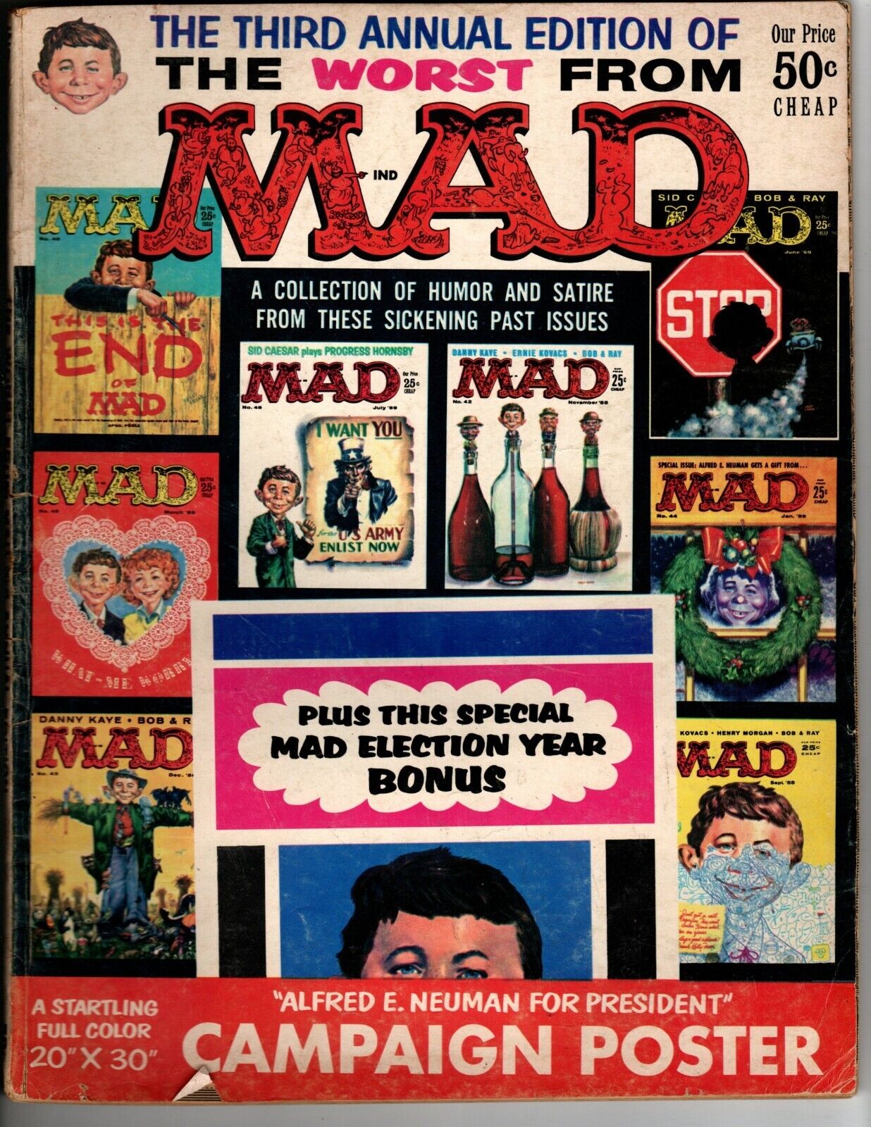 Worst From Mad #3 without Poster, Very Good Condition