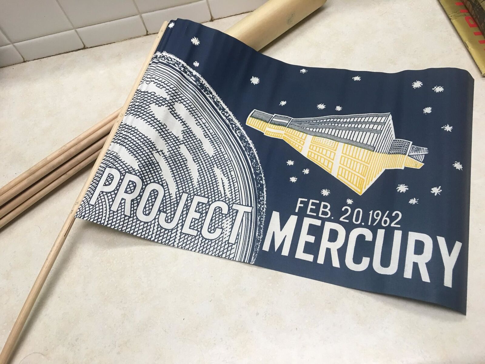 1962 Project Mercury Parade Flag