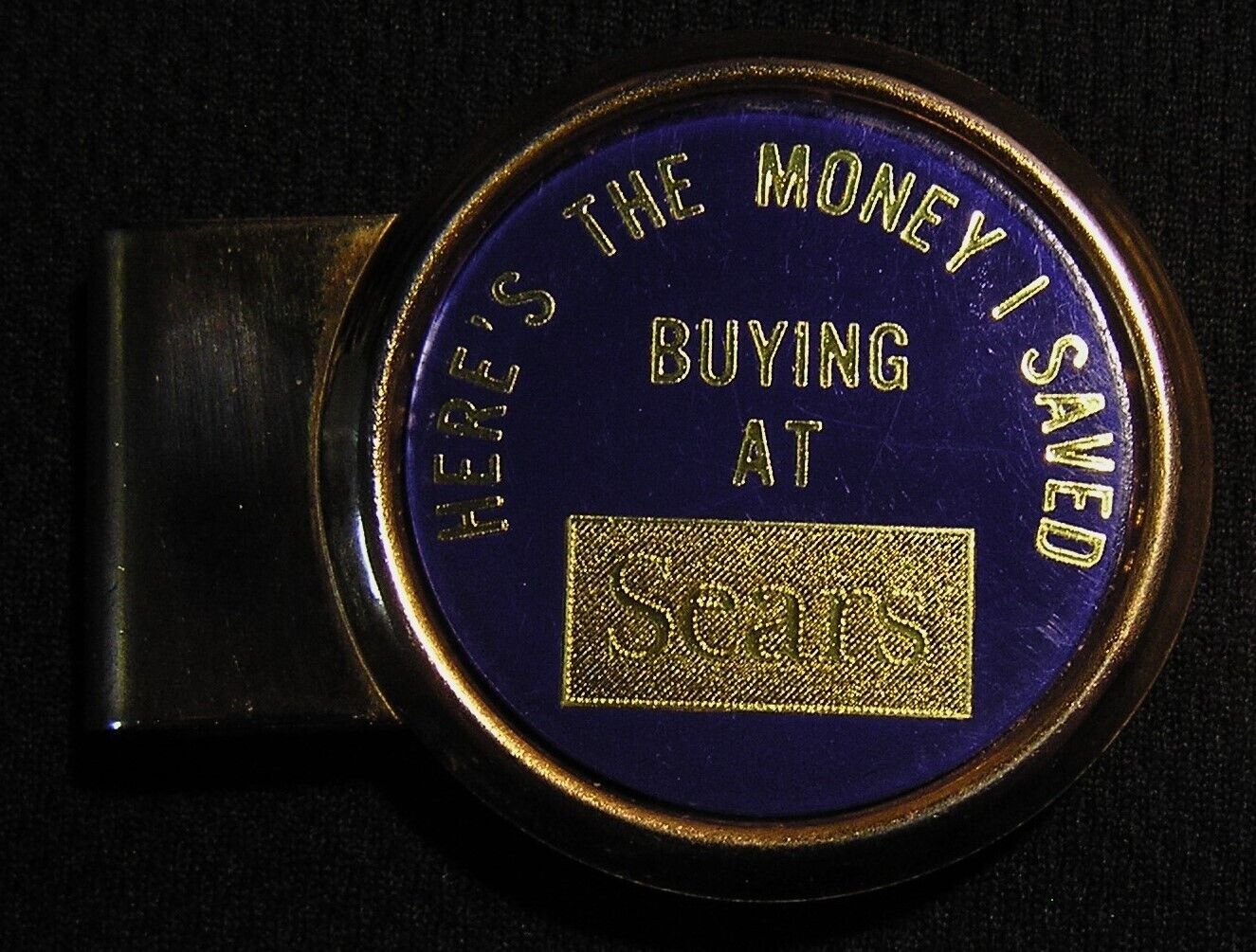 VINTAGE SEARS DEPARTMENT STORES ADVERTISING MONEY CLIP
