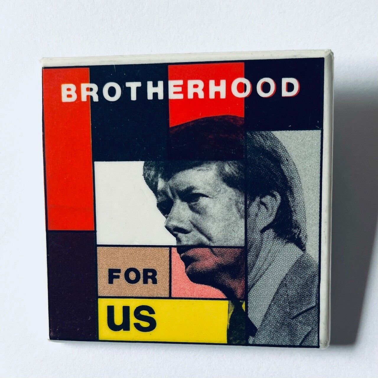 1978 Vintage Pinback Jimmy Carter Campaign Politics Badge Pin Button