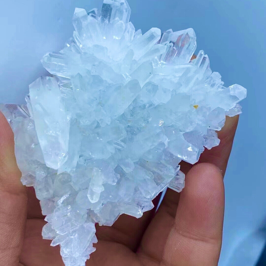 150G A+++Natural white Crystal Himalayan quartz cluster /mineralsls