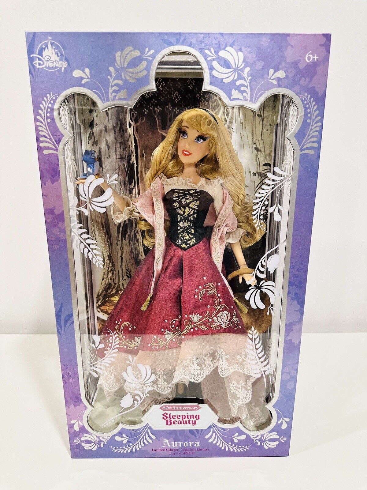 Disney Sleeping Beauty 60th Anniversary Briar Rose / Aurora Limited 17 inch Doll