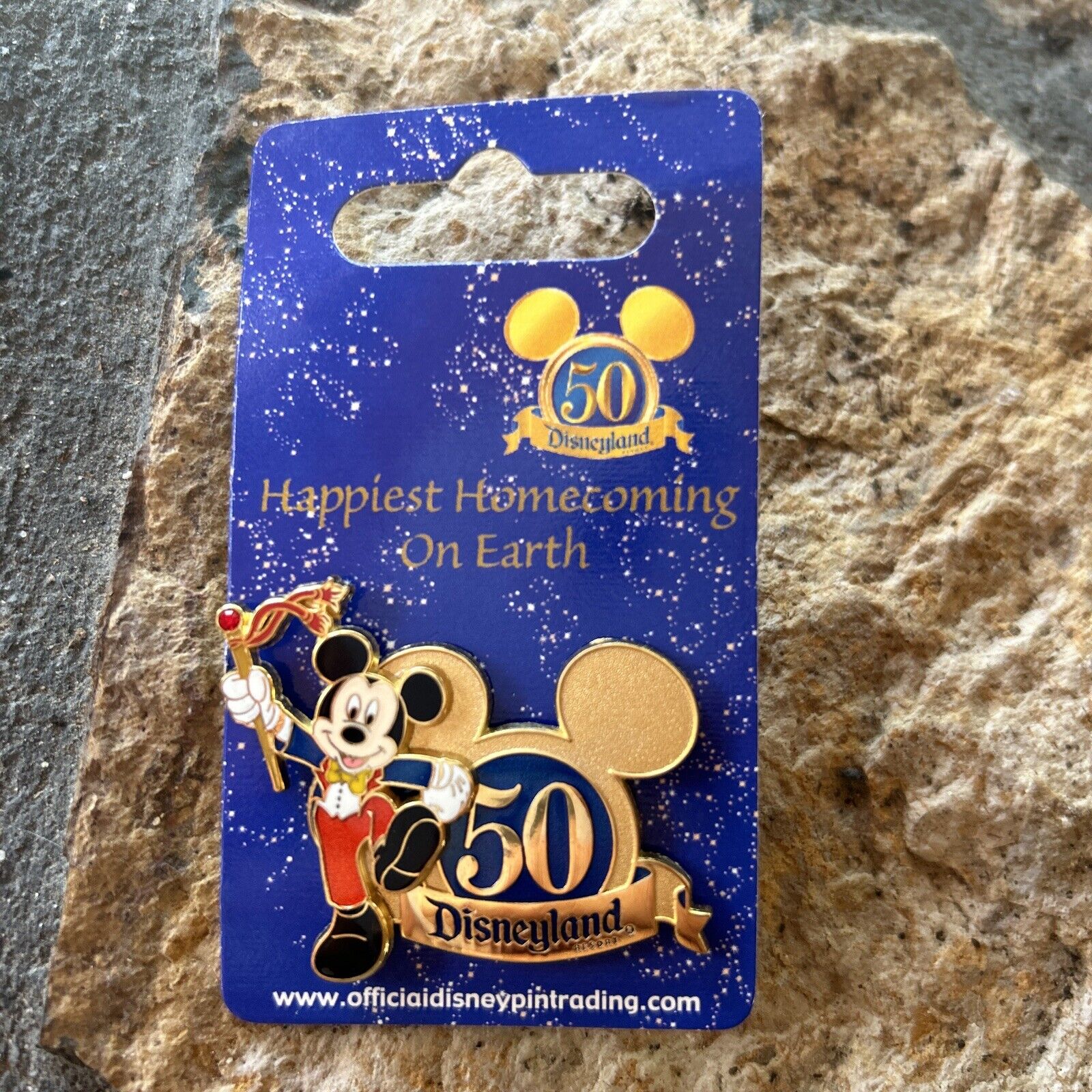 Disneyland 50th anniversary pin