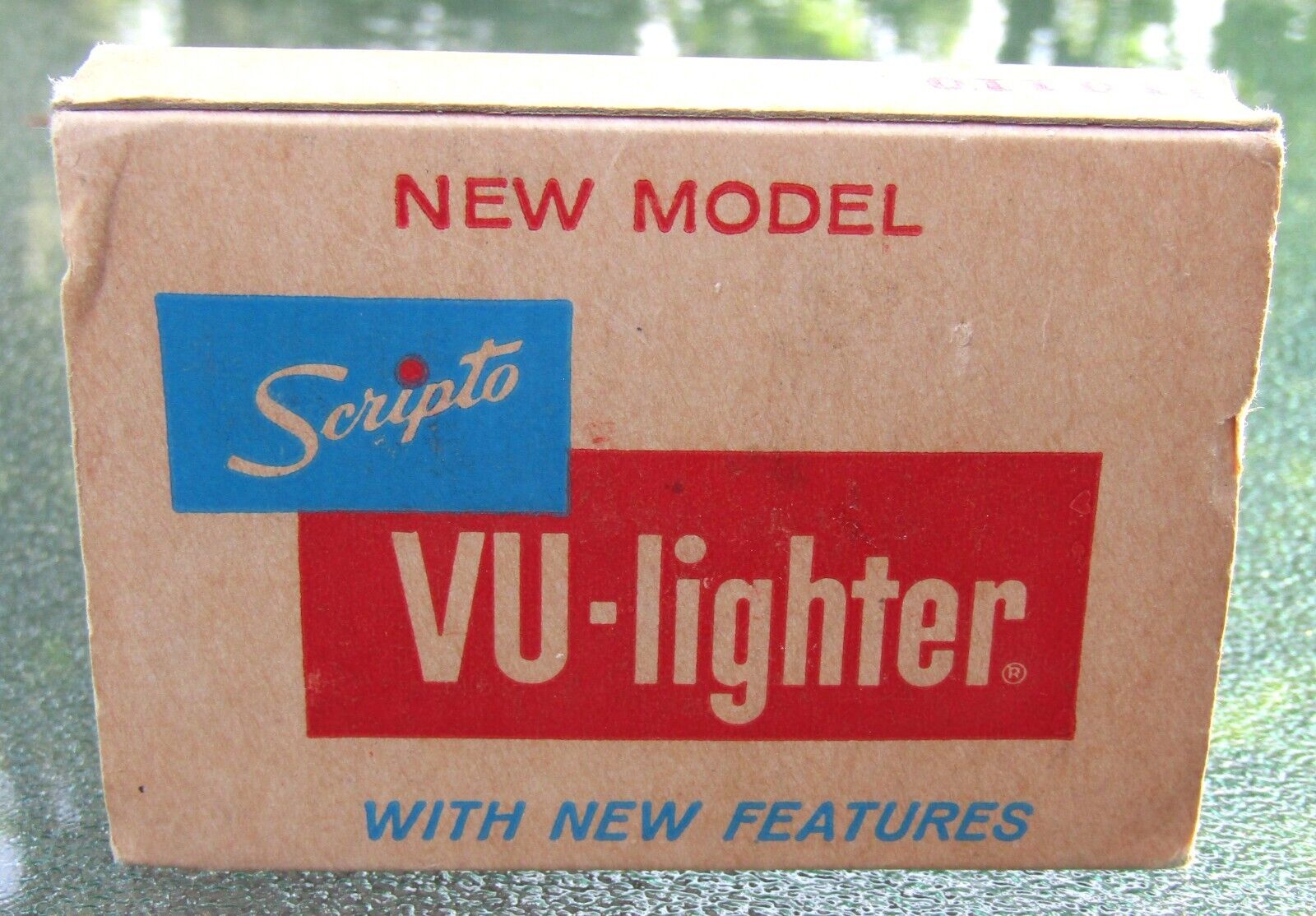1948 Scripto New Model VU-Lighter COCK PHEASANT UNUSED Never Fueled BOXED rare