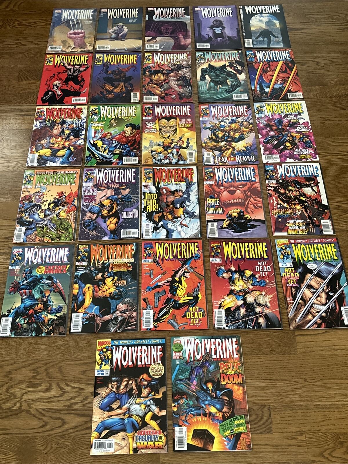 Marvel Comics - Wolverine -Vol 2 1988  - Mega Lot Of 27 Issues Between #113-#189