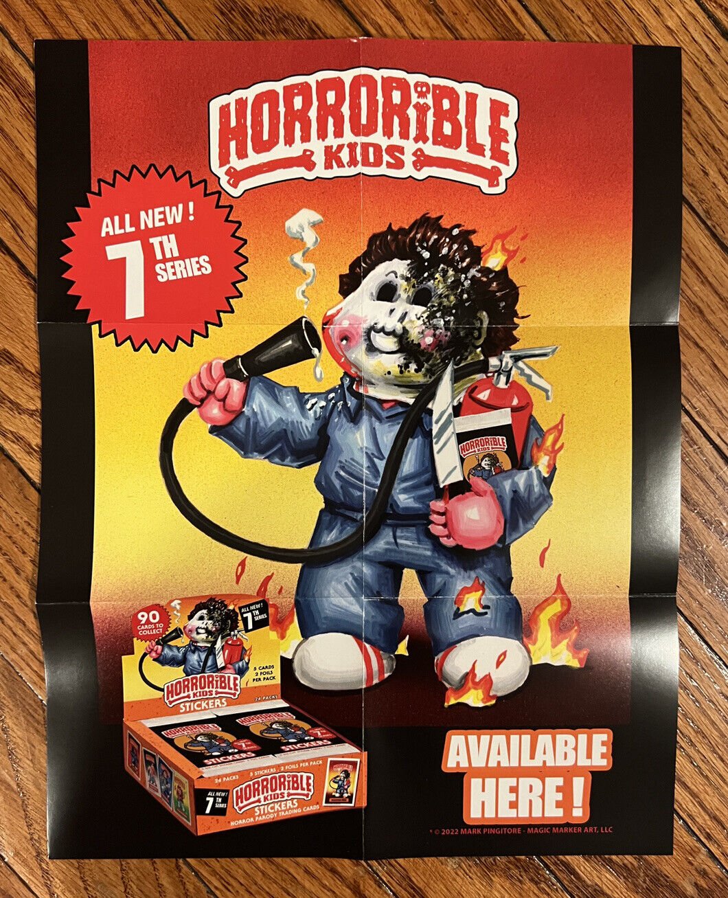 2022 Horrorible Kids 7th Series Poster Mark Pingitore