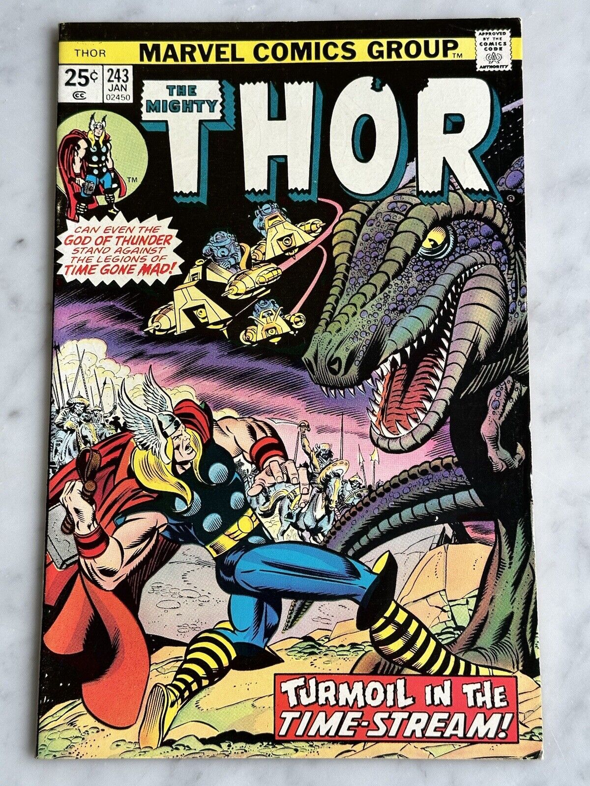Thor #243 1st Time-Twisters VF 8.0 - Buy 3 for  (Marvel, 1976)