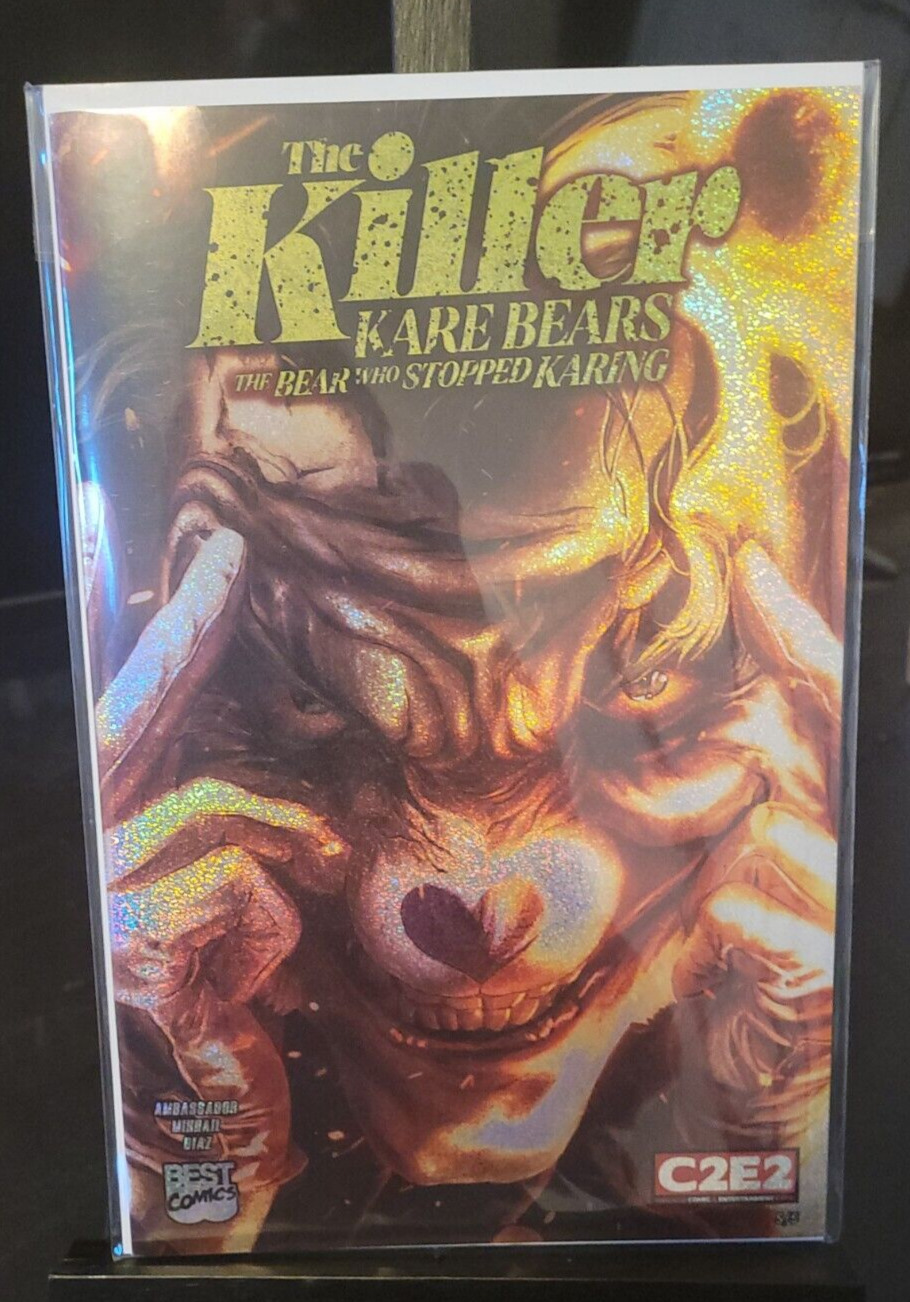 Killer Kare Bears #1 Joker Variant Glitter Cover #5/5 Mint C2E2 EXCLUSIVE