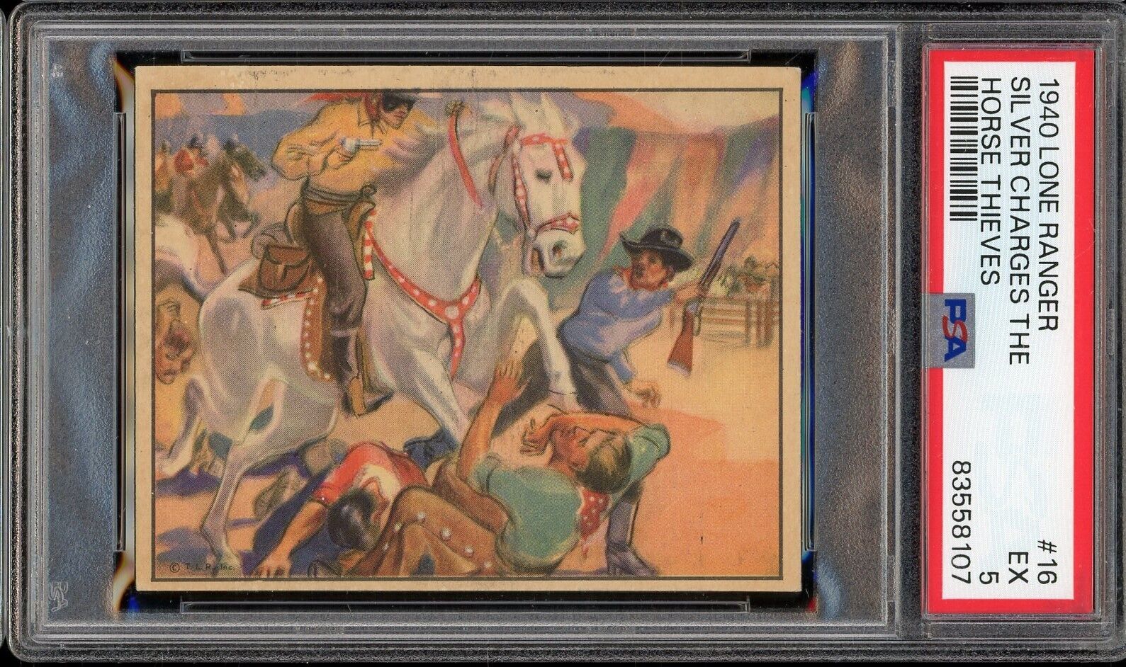 1940 Lone Ranger #16 Silver Charges The Horse Thieves PSA 5