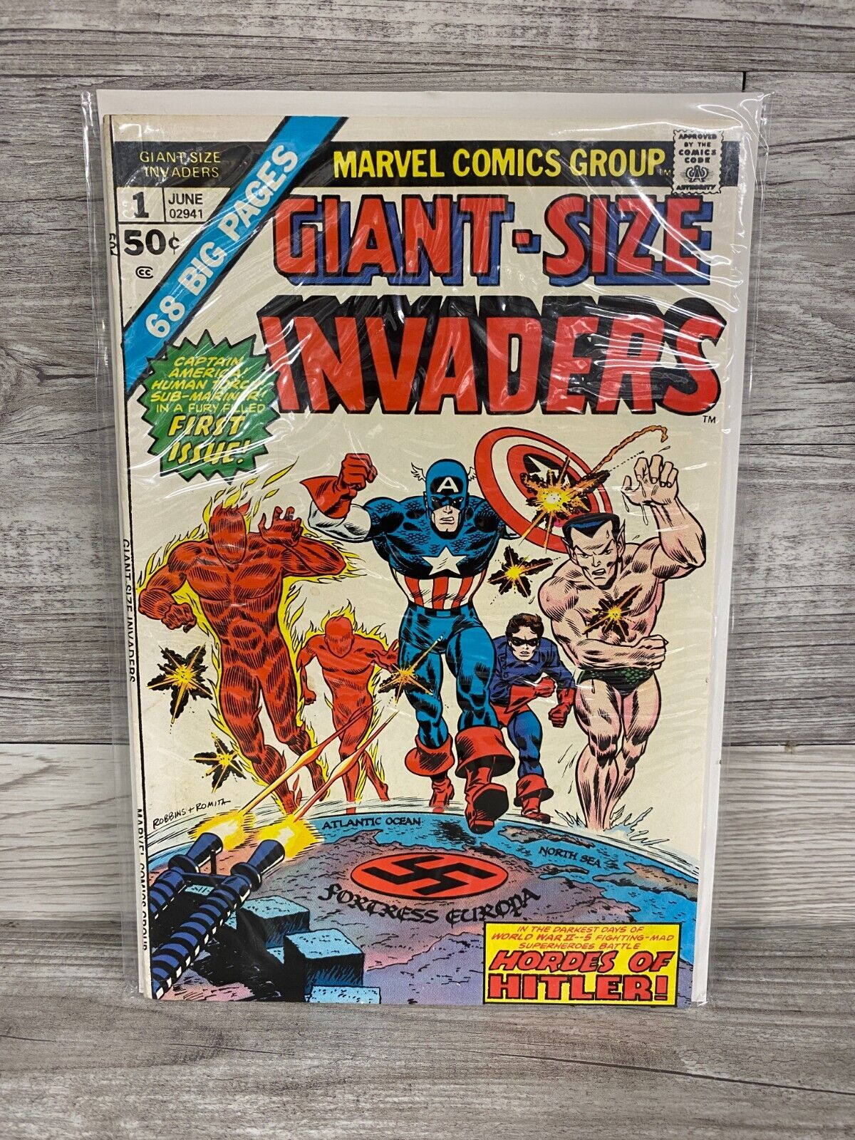 Giant-Size Invaders #1 Marvel Comics 1975 1st Bronze Age Team