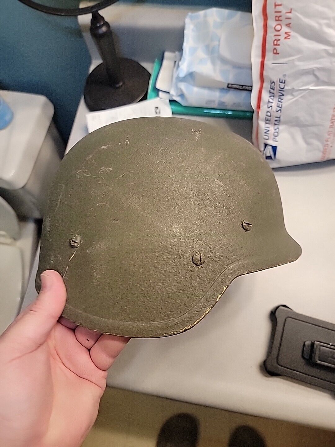Italian Sept2 Composite Helmet.  CHOICE OF 1 COVER Used. Medium 57-58 Aramid? 