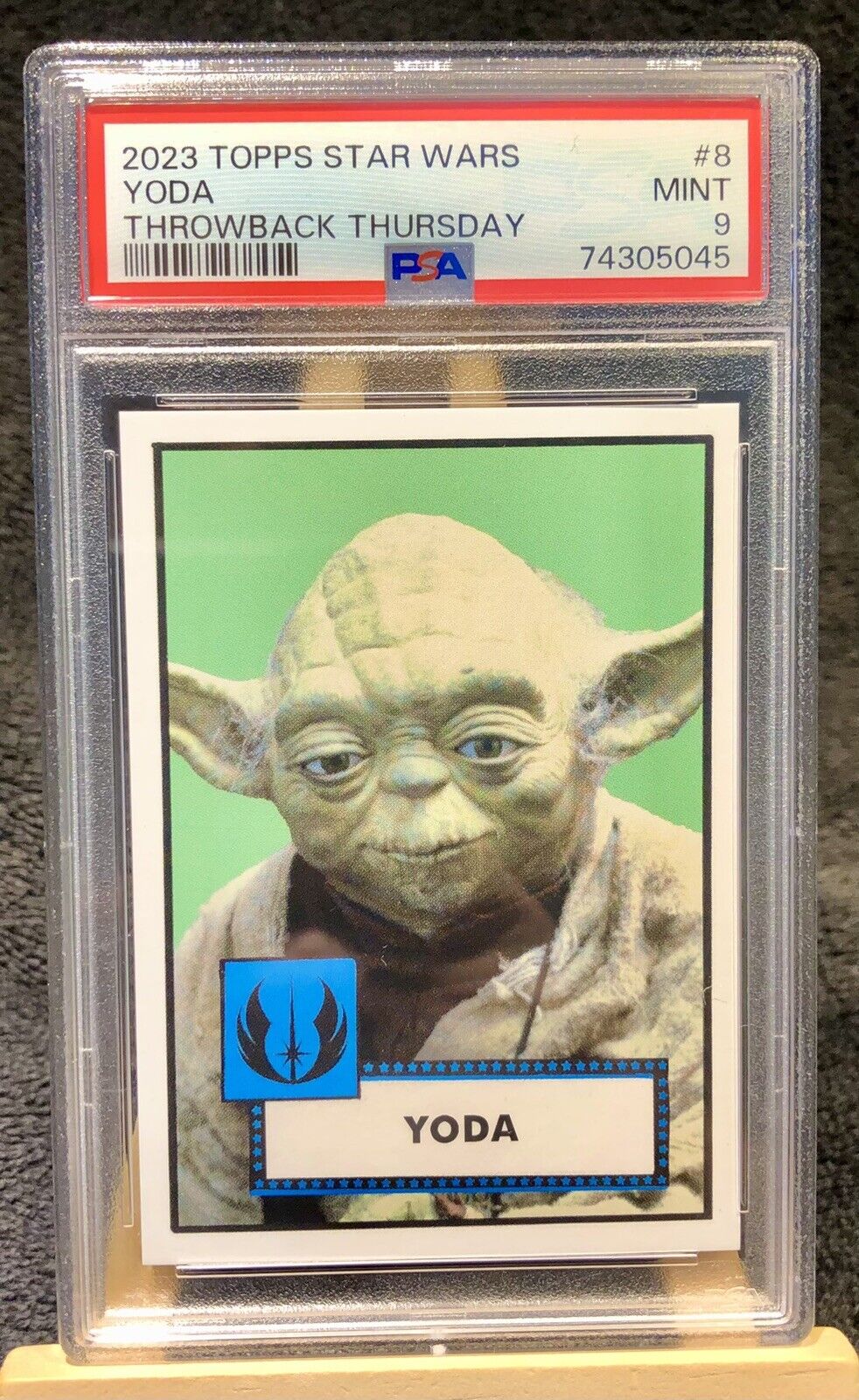 2023 Topps Star Wars Throwback Thursday TBT - PSA Mint 9 - #8 - Yoda