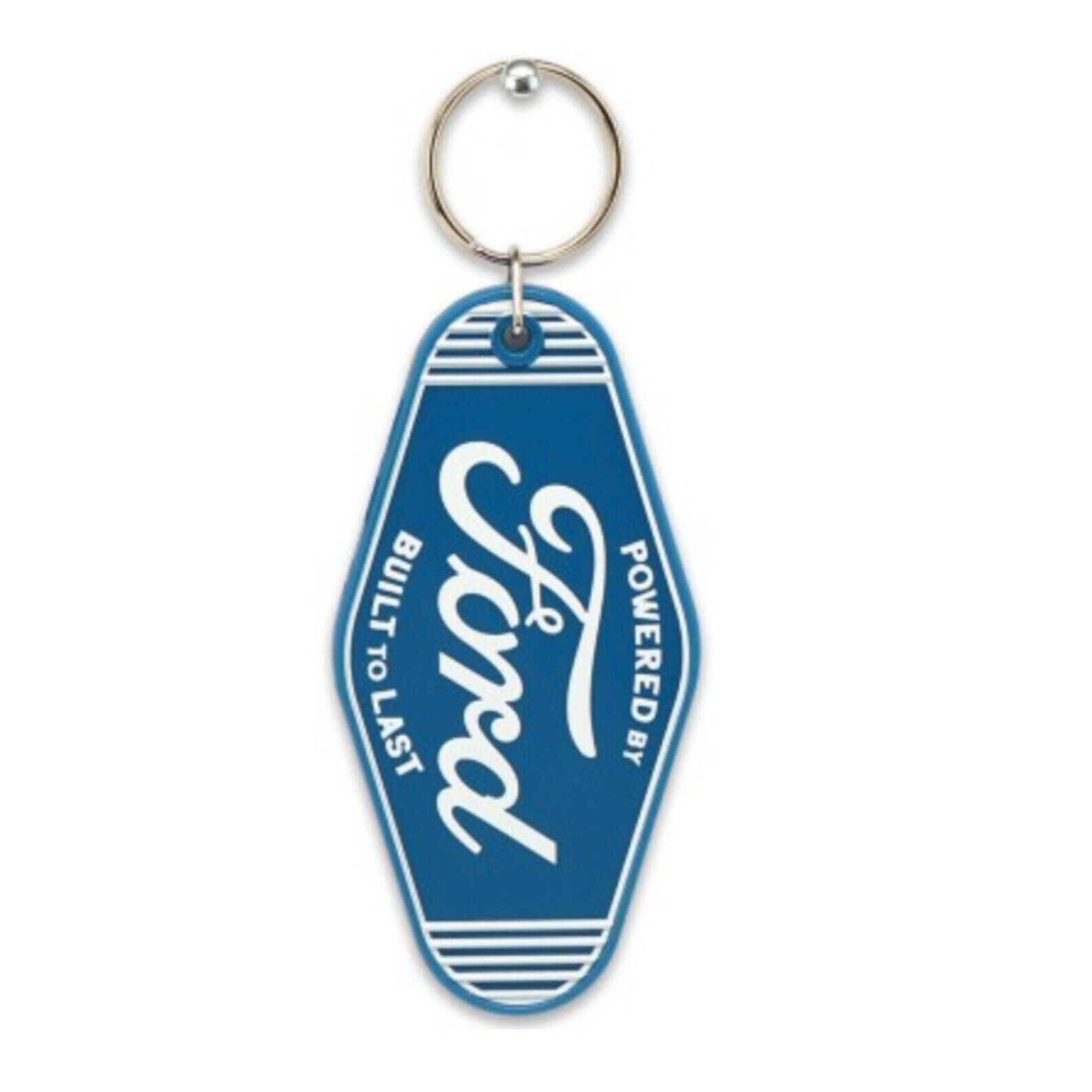 Vintage Ford Keychain | Car & Truck Authentic Retro Blue Tag